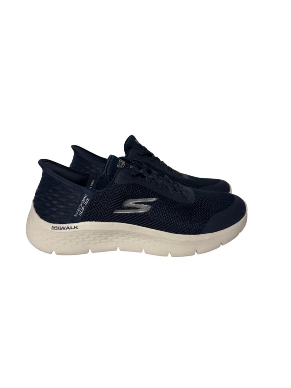 Skechers Go Walk Slip-Ins Navy Mesh Walking Shoes Women's Size 10
